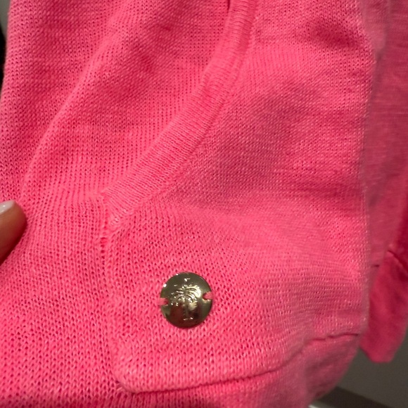Lilly Pulitzer Bright Pink Knit Top - Picture 2 of 4